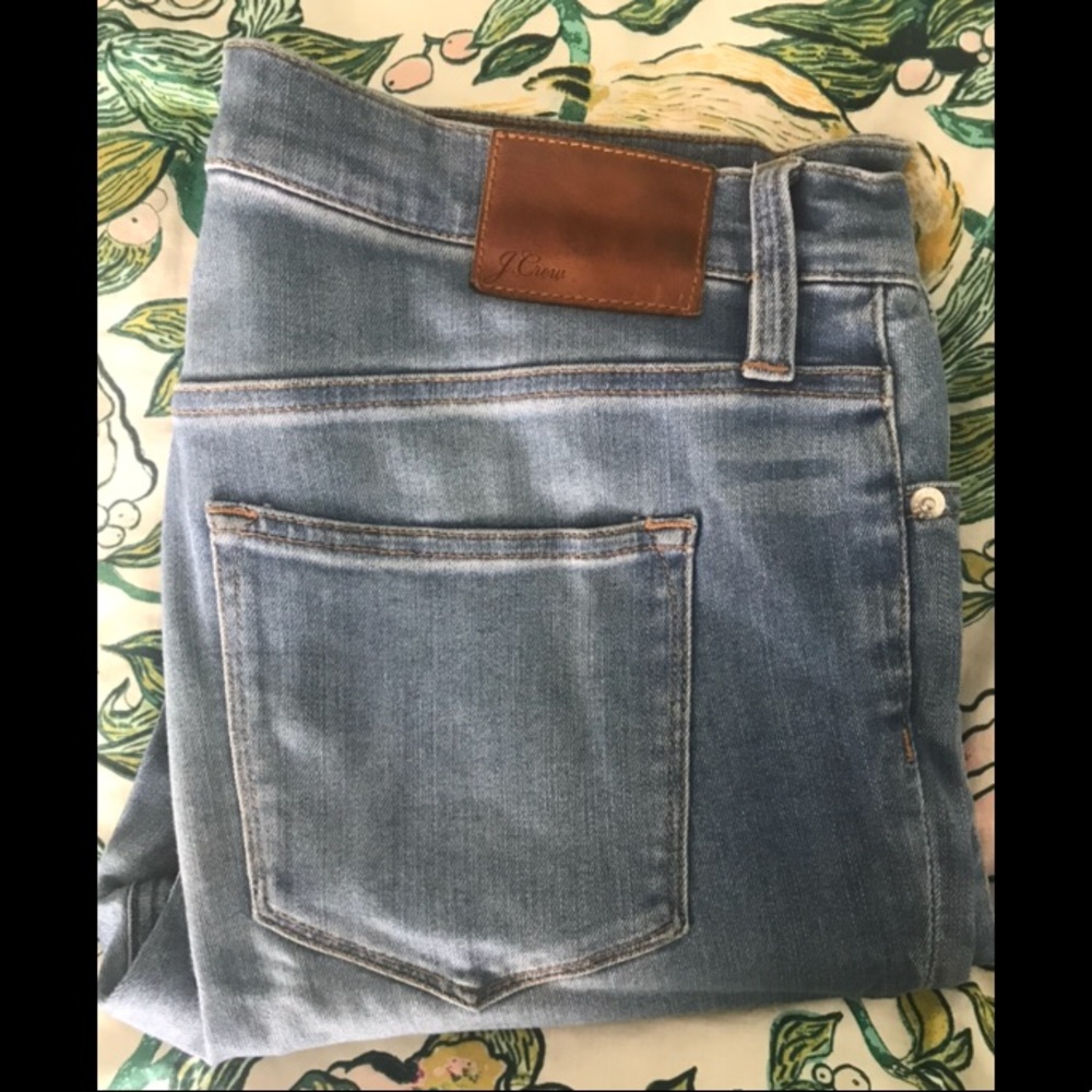 J.Crew SIZE 31 Lookout Hi Rise Skinny Crop Jeans.